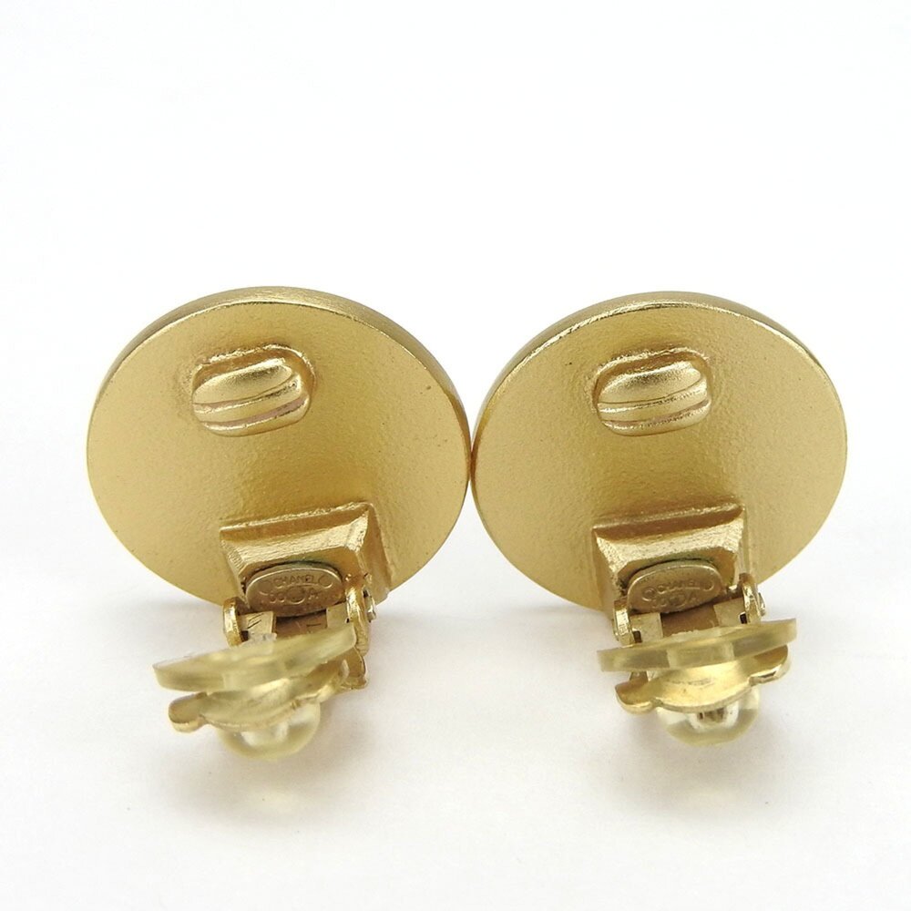 CHANEL Red Logo Earrings - Picture 2 of 4